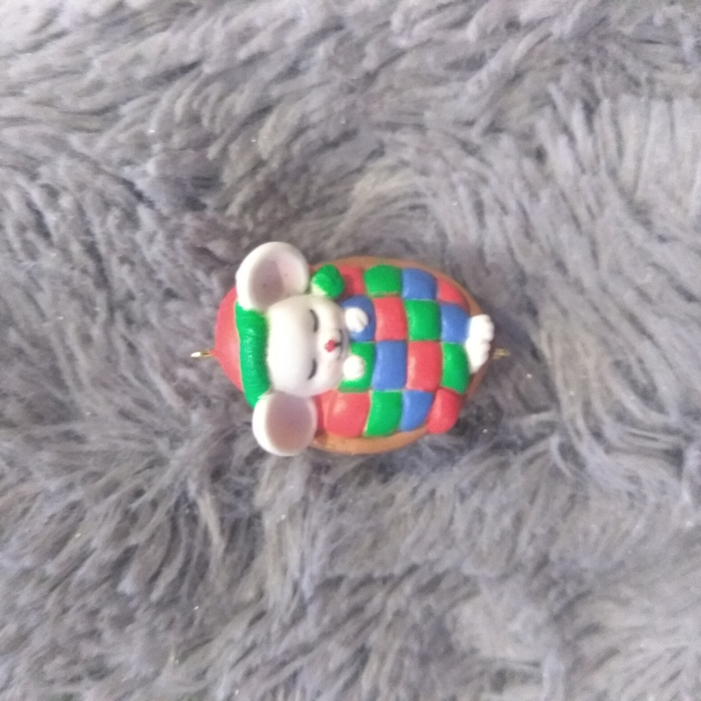Sleeping Mouse Ornament